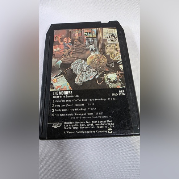 Other - The Mothers- Overnight Sensation 8-Track Tape. UNTESTED